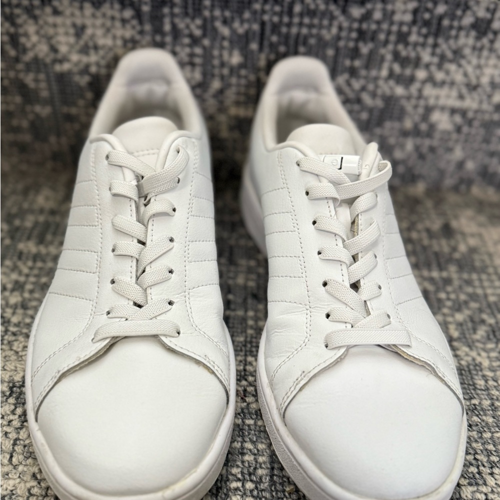 Adidas White Shoes with Light Blue Details - Picture 3 of 6